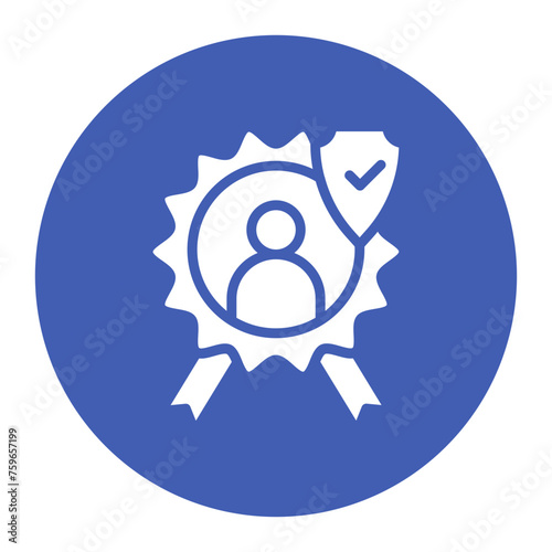 Trustworthiness icon vector image. Can be used for Personality Traits.
