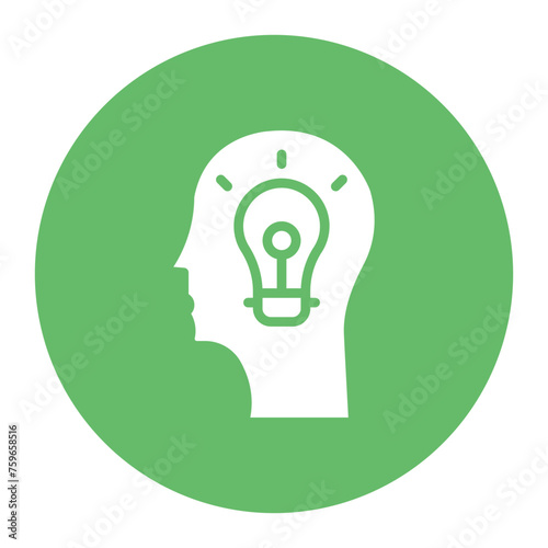 Inspiration icon vector image. Can be used for Leadership.