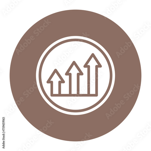Market Dominance icon vector image. Can be used for Business Analytics.