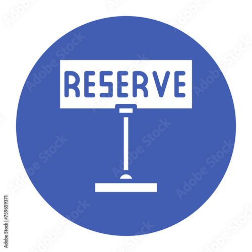 Reservations icon vector image. Can be used for Contact Us.