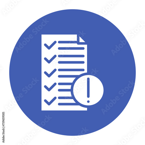 Compliance Risk icon vector image. Can be used for Risk Management.