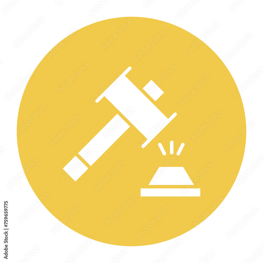 Hammer icon vector image. Can be used for Fathers Day.