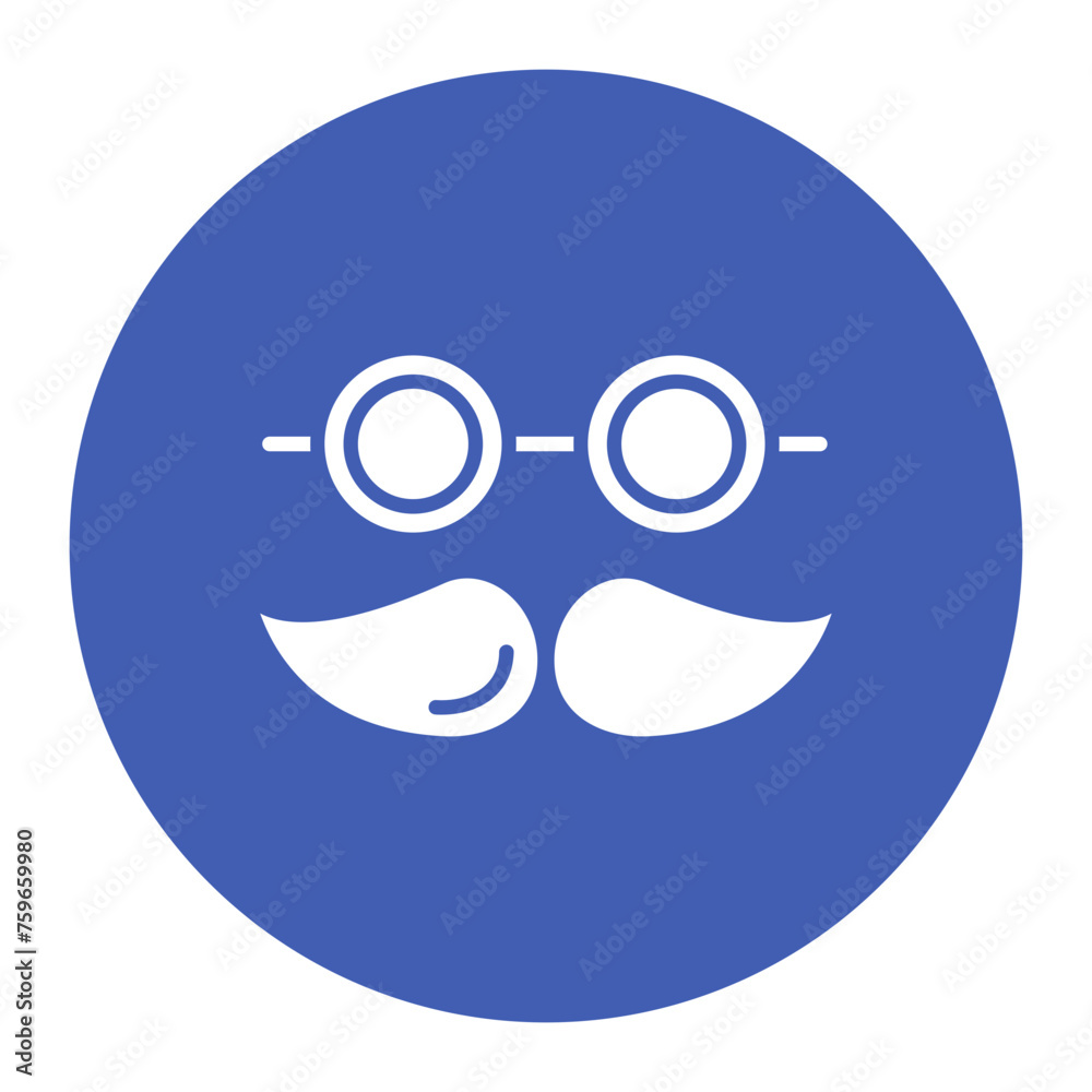 Mustache icon vector image. Can be used for Fathers Day. Mustache icon vector image. Can be used for Fathers Day.