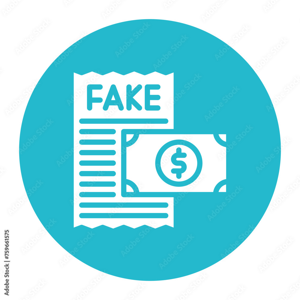 Counterfeit Bills icon vector image. Can be used for Corruption. Counterfeit Bills icon vector image. Can be used for Corruption.