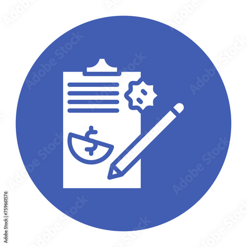 Dirty Contract icon vector image. Can be used for Corruption.