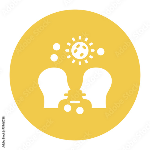 Infection Spread icon vector image. Can be used for Infectious Diseases.