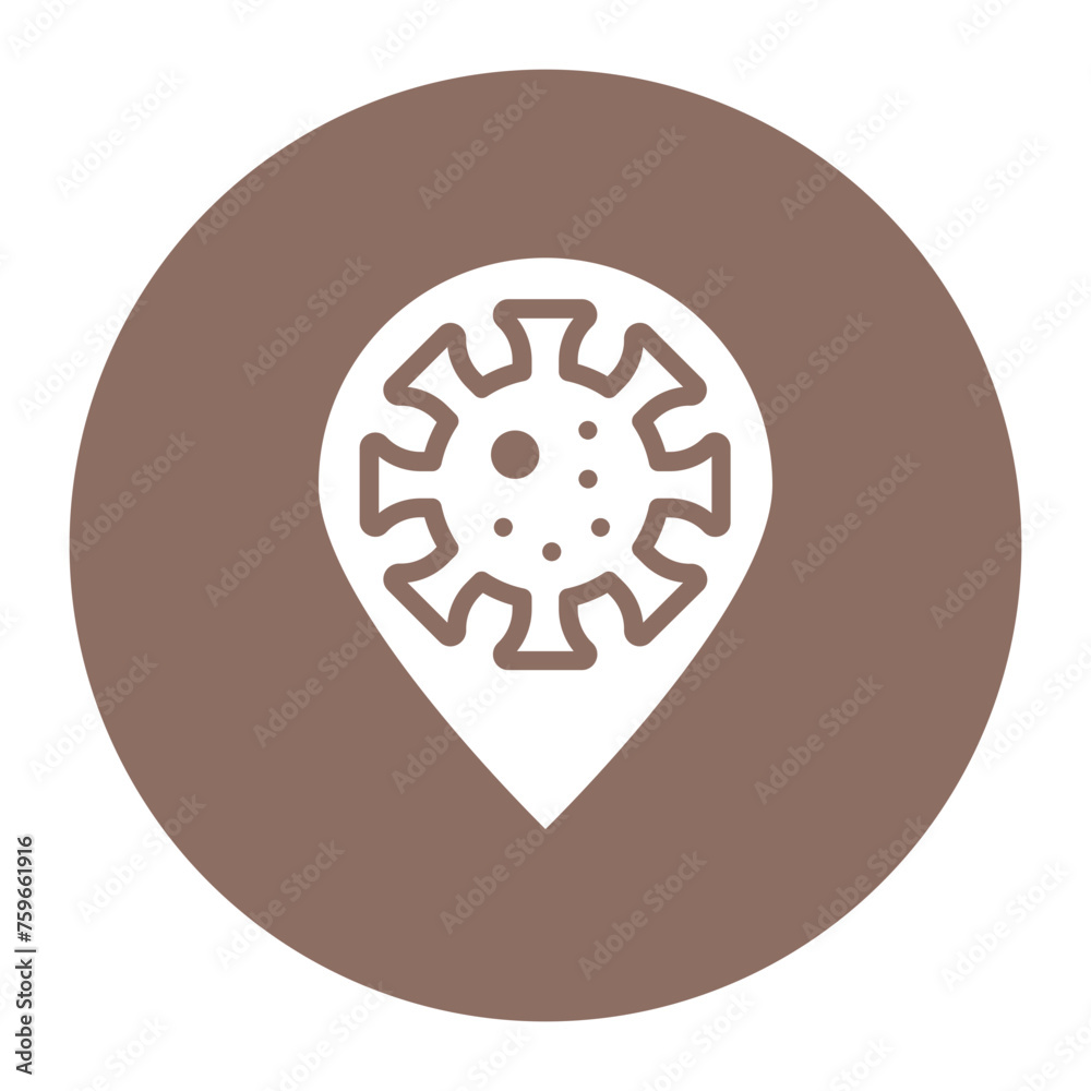 Pandemic Risk icon vector image. Can be used for Infectious Diseases. Pandemic Risk icon vector image. Can be used for Infectious Diseases.