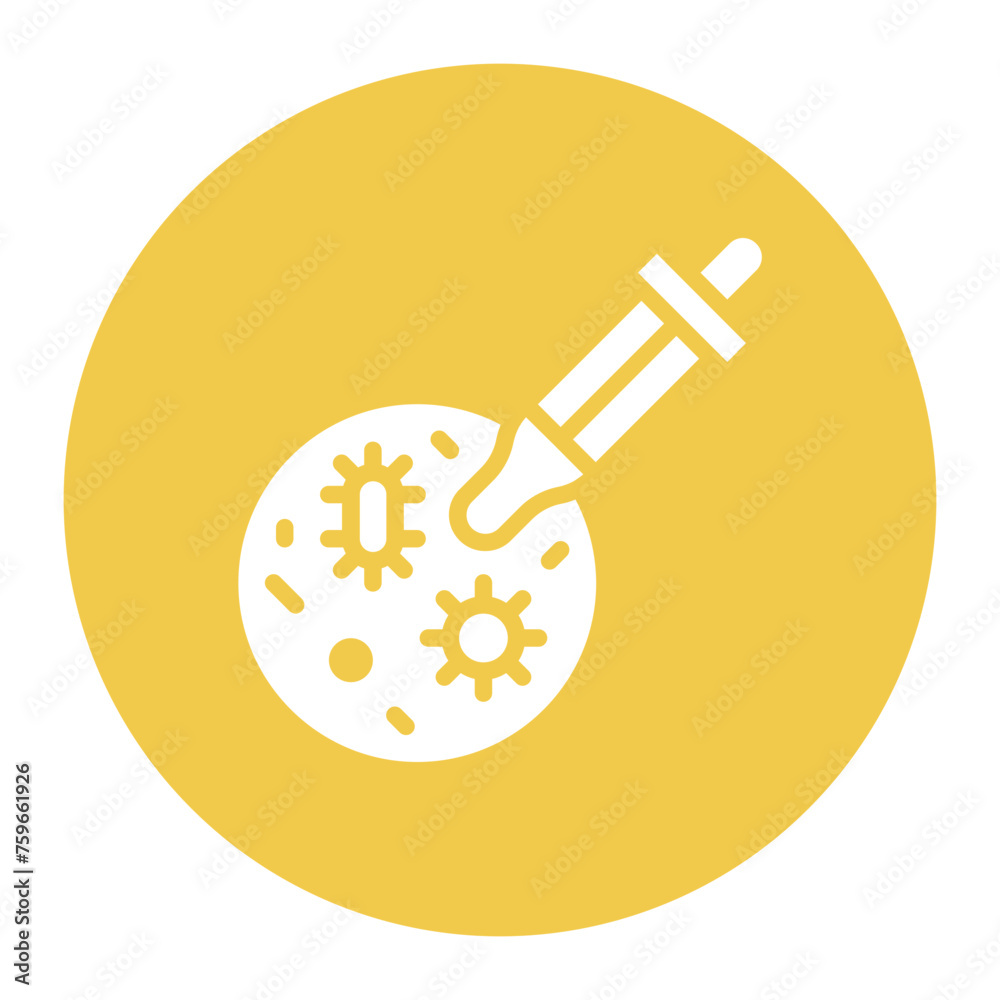 Pathogenic Sample icon vector image. Can be used for Infectious Diseases. Pathogenic Sample icon vector image. Can be used for Infectious Diseases.