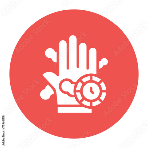 Handwashing Timer icon vector image. Can be used for Infectious Diseases.