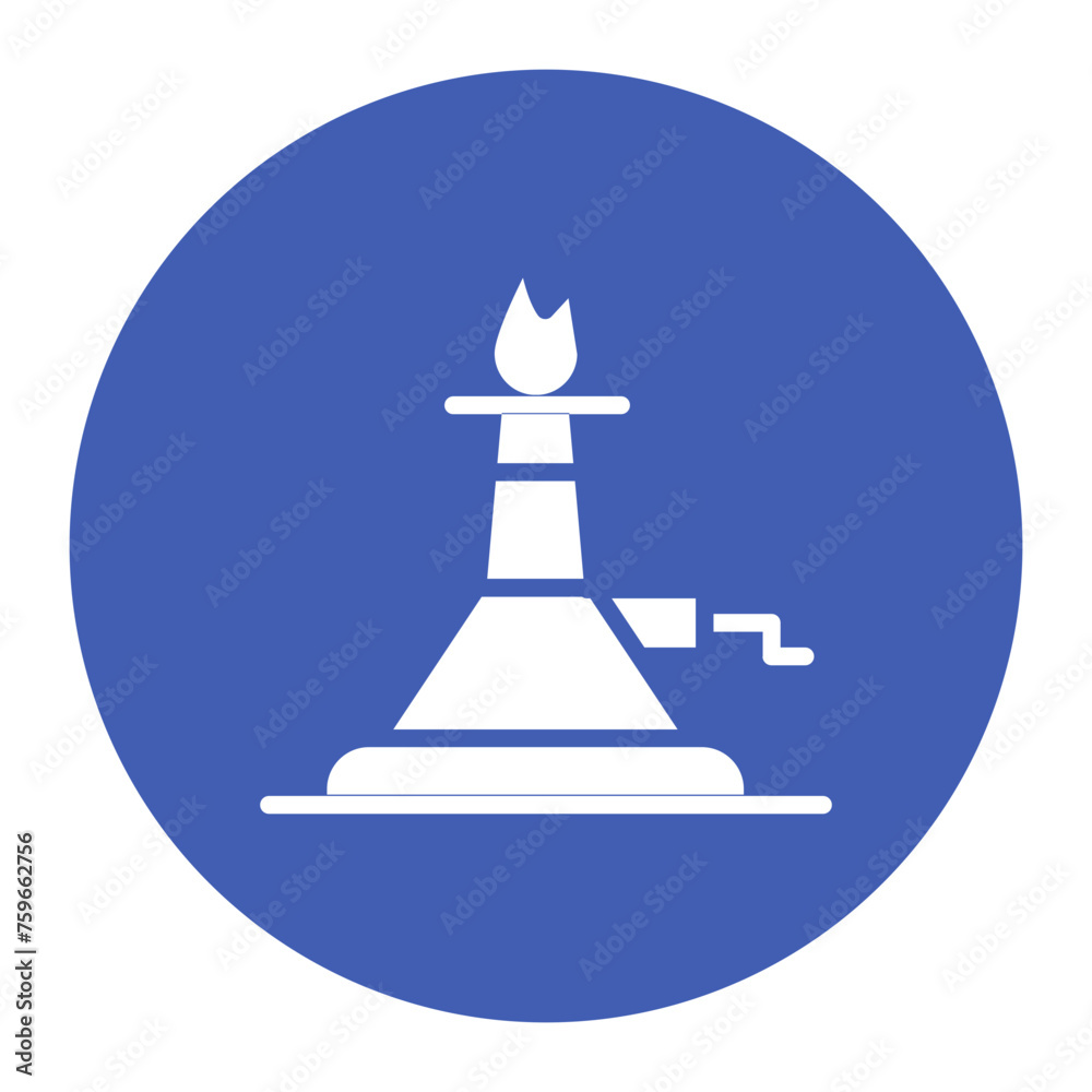 Burner icon vector image. Can be used for Lab.