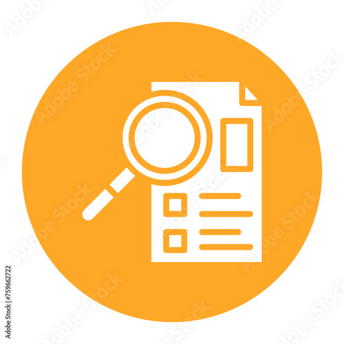Research icon vector image. Can be used for Lab. © SAMDesigning
