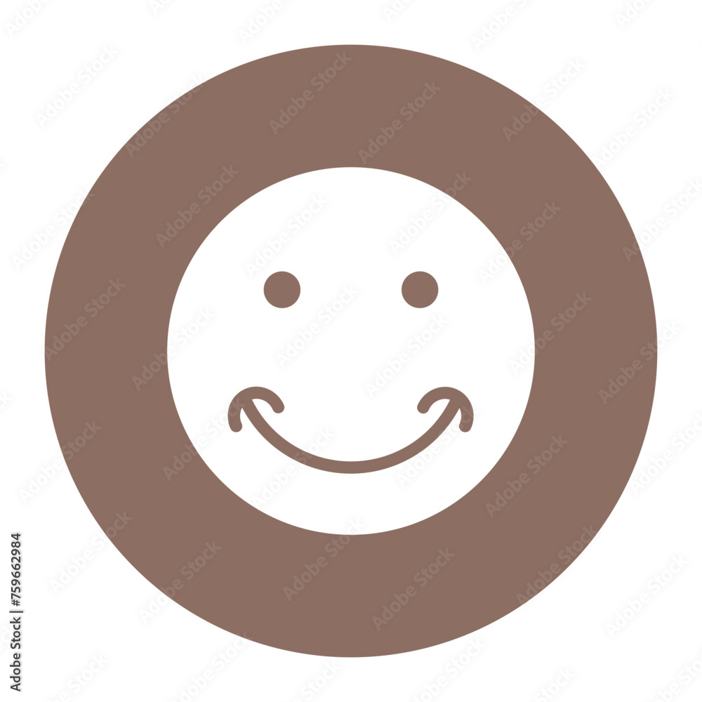 Fototapeta premium Smiling Face icon vector image. Can be used for Friendship.