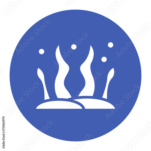 Seaweed icon vector image. Can be used for Ocean.