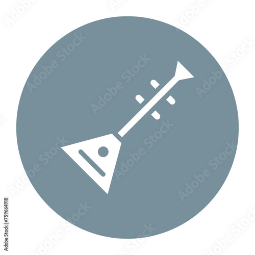 Balalaika icon vector image. Can be used for Instrument.