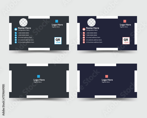 Unique business card design, Professional modern business card, Visiting card, Corporate business card design, Modern business card , Business card use for business and personal.