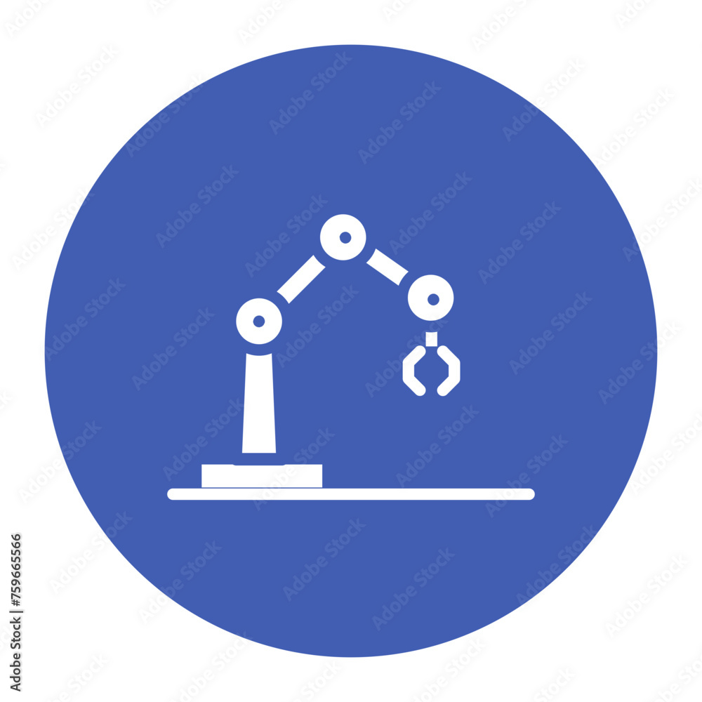 Industrial Robot icon vector image. Can be used for Manufacturing. Industrial Robot icon vector image. Can be used for Manufacturing.