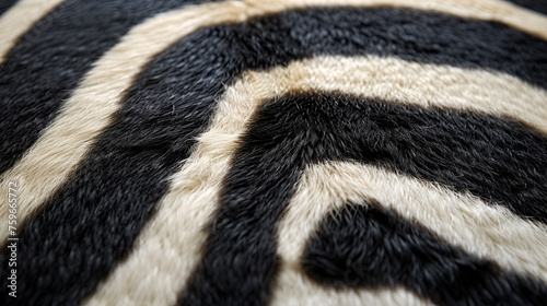 Trendy zebra skin pattern background. Animal fur text. generative ai 