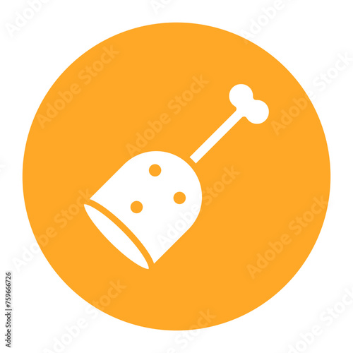 Cooked Ham icon vector image. Can be used for Oktoberfest.