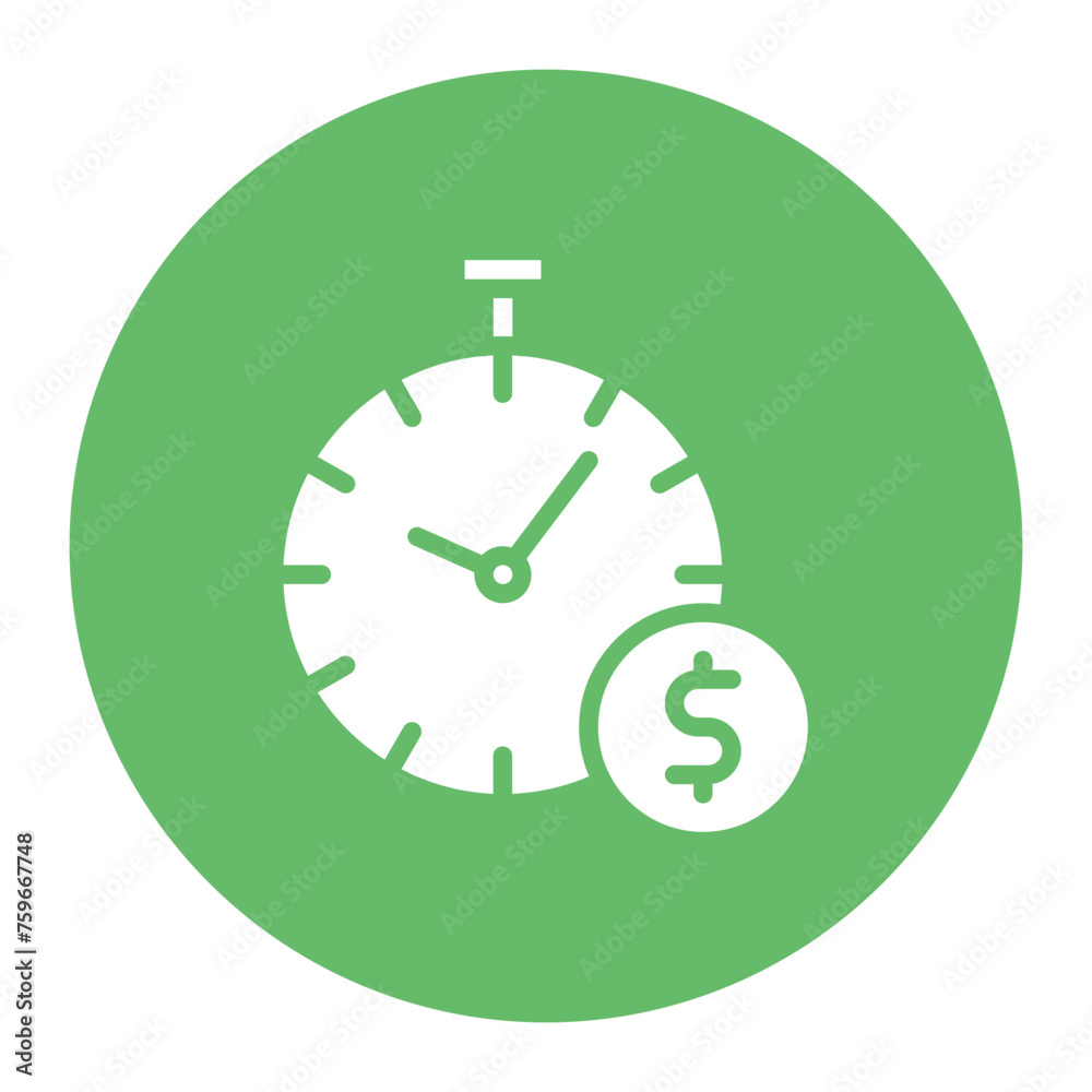 Hourly Play icon vector image. Can be used for Bowling. Hourly Play icon vector image. Can be used for Bowling.