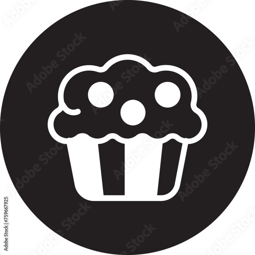 muffin glyph icon