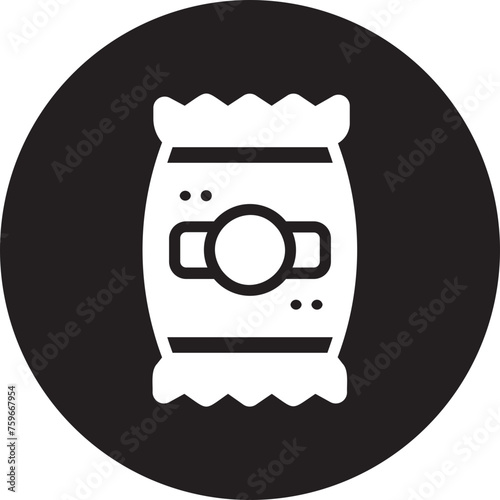 snack glyph icon