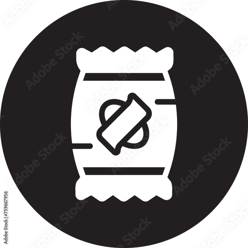 snack glyph icon