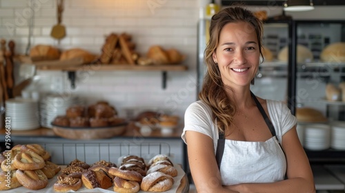 A female baker and entrepreneur