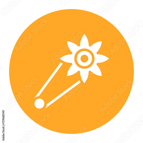 Brooch icon vector image. Can be used for Luxury.