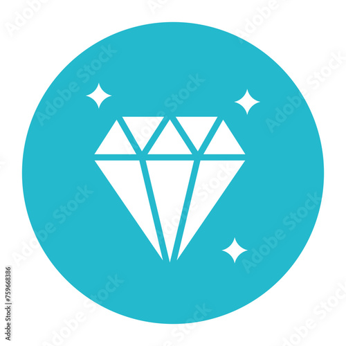 Diamond icon vector image. Can be used for Luxury.