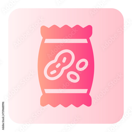 peanut gradient icon