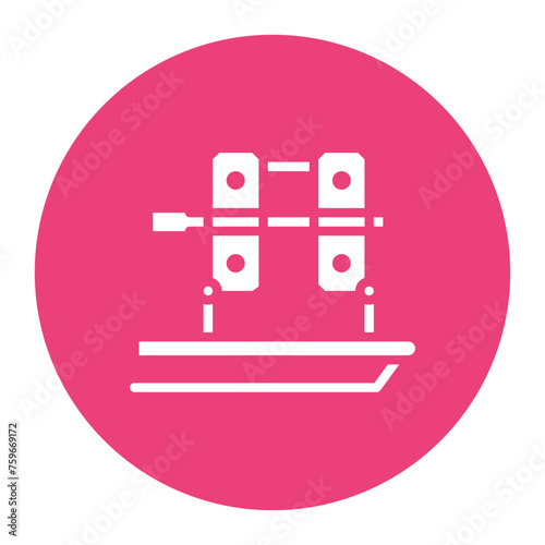 Cold Rolling icon vector image. Can be used for Mettalurgy.