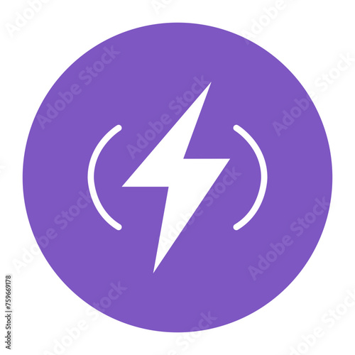 Bolt icon vector image. Can be used for Mettalurgy.