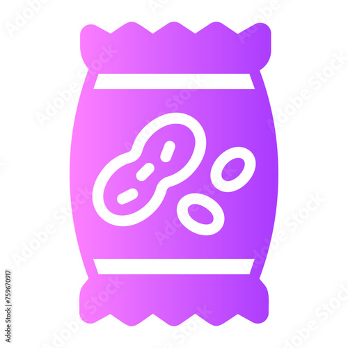 peanut gradient icon