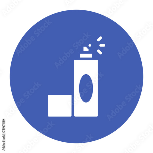 Spray icon vector image. Can be used for Laundry.