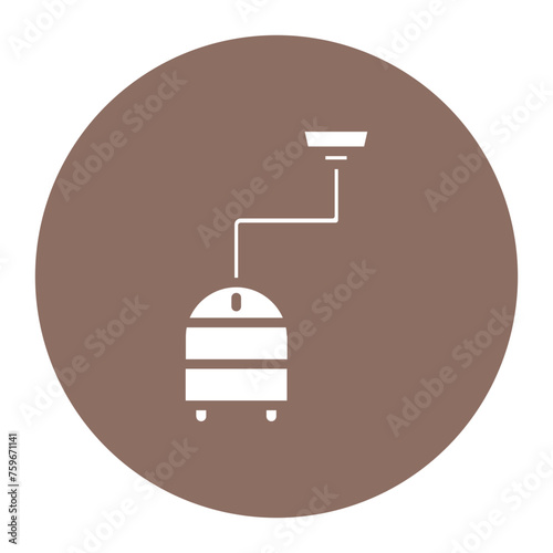 Steamer icon vector image. Can be used for Laundry.