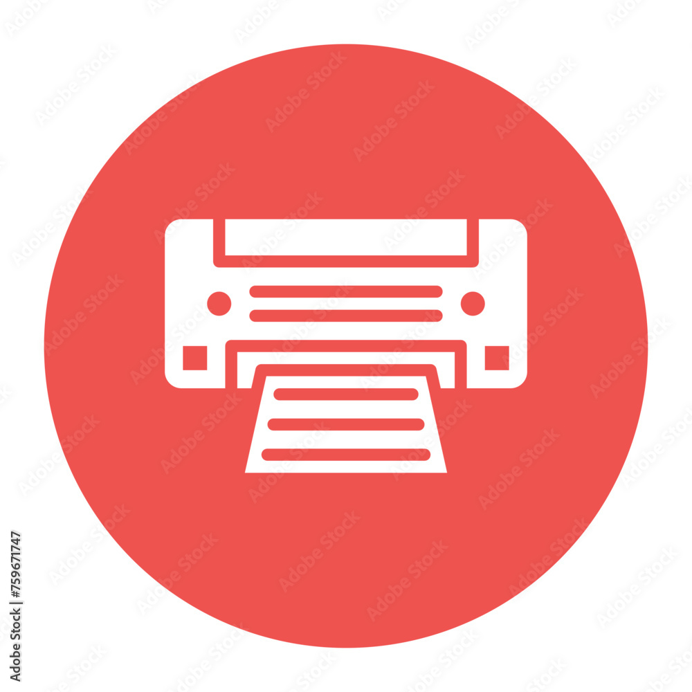 Printer Out icon vector image. Can be used for Printing. Printer Out icon vector image. Can be used for Printing.