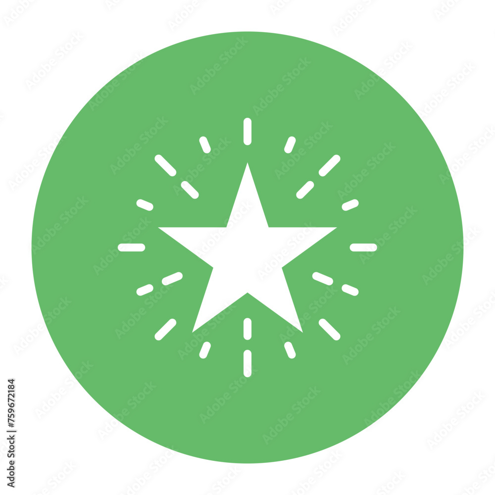 Glowing Star icon vector image. Can be used for Carnival. Glowing Star icon vector image. Can be used for Carnival.