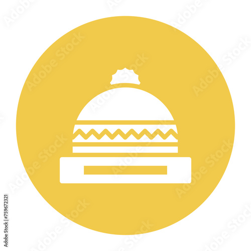 Beanie icon vector image. Can be used for Homeless.