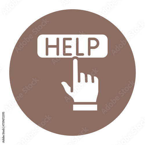 Help icon vector image. Can be used for Homeless.