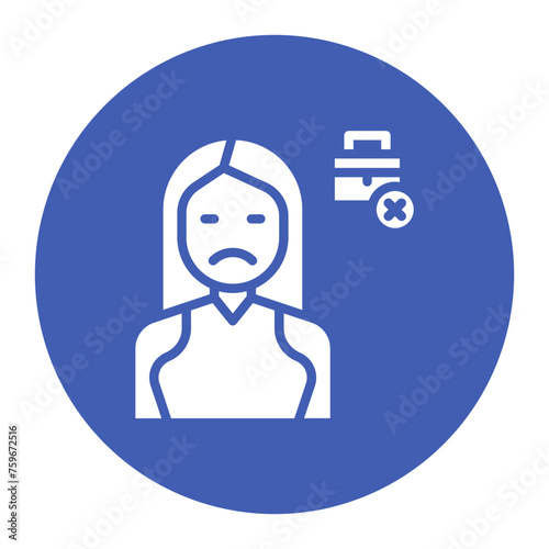 Unemployed icon vector image. Can be used for Homeless.