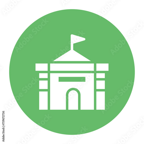 Local Accommodation icon vector image. Can be used for Golf.