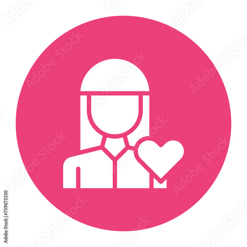 Babysitter icon vector image. Can be used for Child Adoption.
