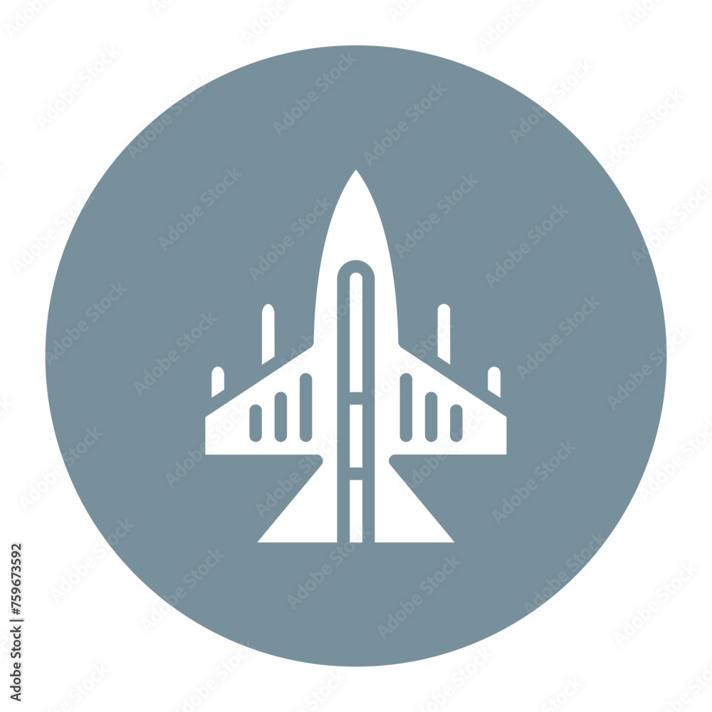 Fighter Plane icon vector image. Can be used for Shooting. Fighter Plane icon vector image. Can be used for Shooting.