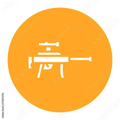 Sniper icon vector image. Can be used for Shooting.