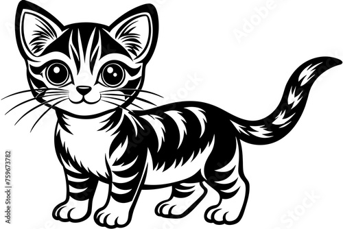 cute Cat vector art illustration  © Merry