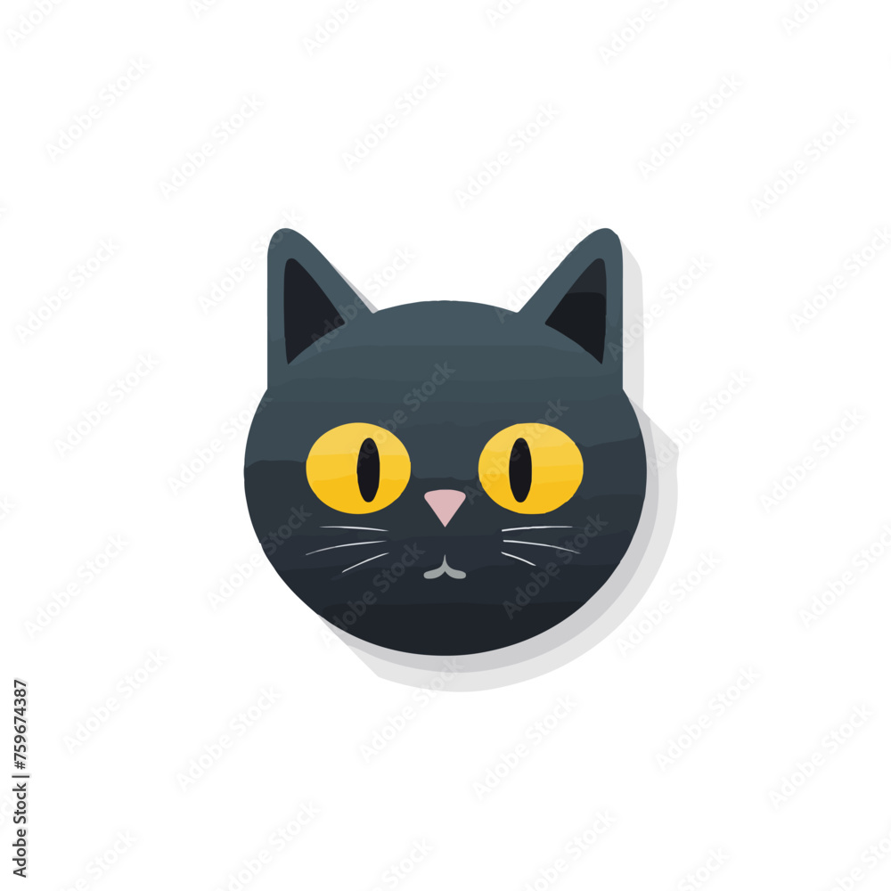 Chat icon flat vector illustration isloated on whit
