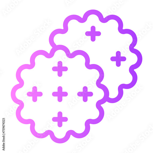Cracker gradient icon
