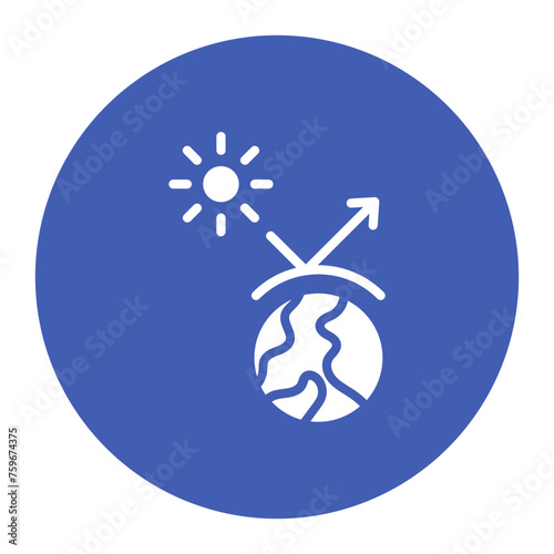 Greenhouse Effect icon vector image. Can be used for Global Warming.