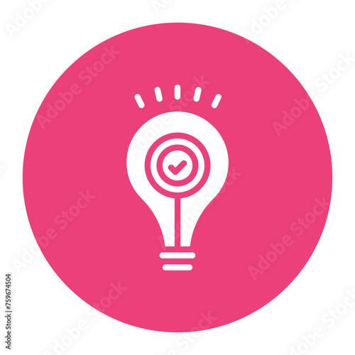 Creative Idea icon vector image. Can be used for Crisis Mangement.