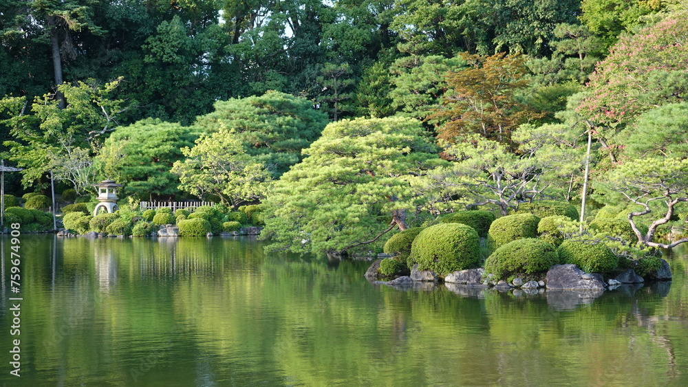 神社の日本庭園